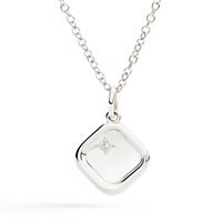 Charm Dodo Essentials in Argento Diamante 0.02 Ct DMC5021_SIGNE_DB0AG - DMC5021_SIGNE_DB0AG